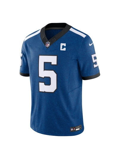 Men's Indianapolis Colts Anthony Richardson Nike Royal Alternate Vapor F.U.S.E. Limited Jersey 02