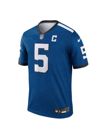 Men's Indianapolis Colts Anthony Richardson Nike Royal Indiana Nights Alternate Game Jersey 02