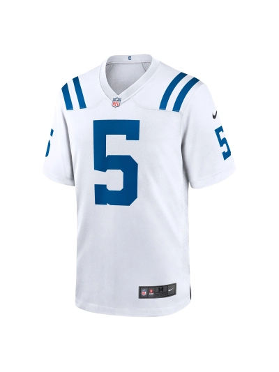 Men's Indianapolis Colts Anthony Richardson Nike White 2023 NFL Draft First Round Pick Game Jersey 02