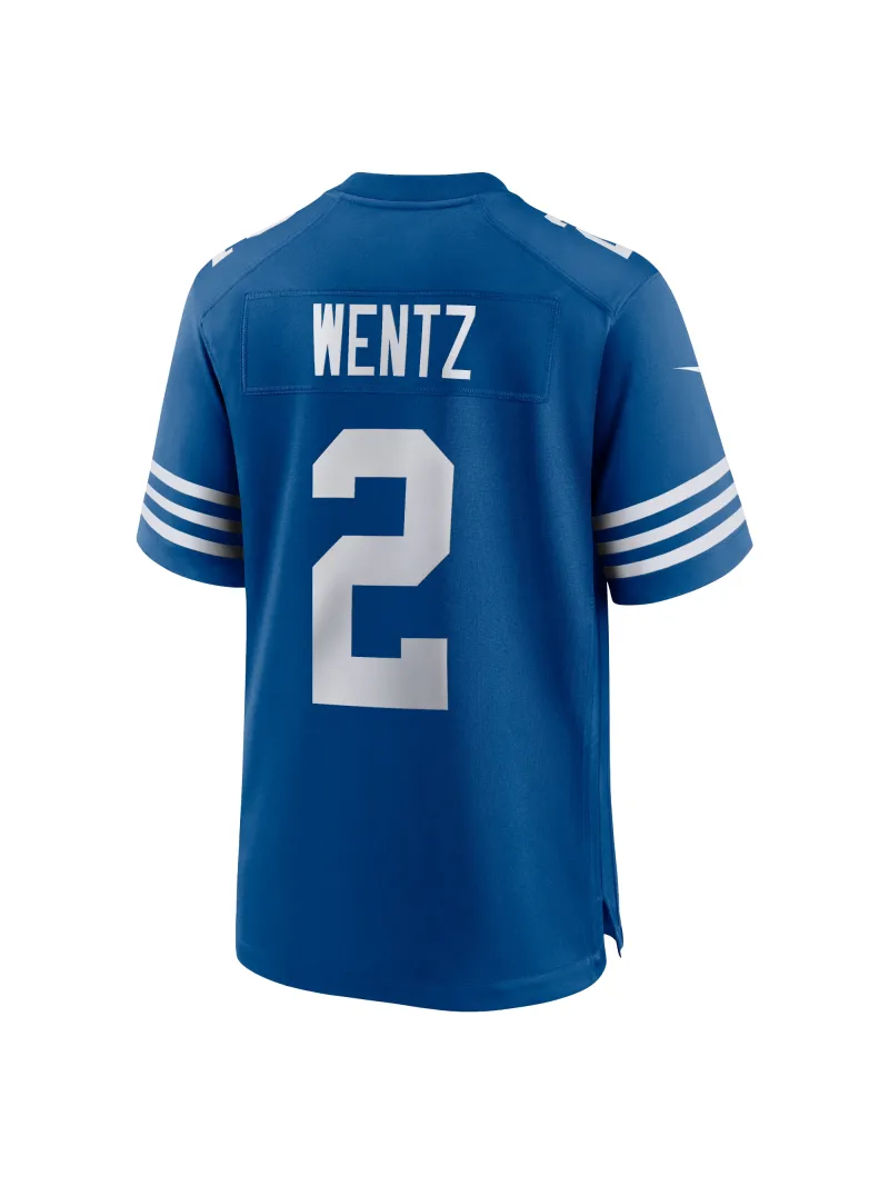 Men's Indianapolis Colts Carson Wentz Nike Royal Alternate Game Jersey