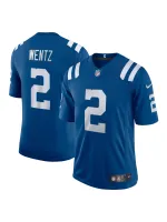 Men's Indianapolis Colts Carson Wentz Nike Royal Vapor Limited Jersey
