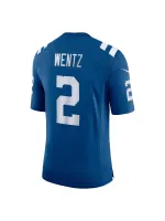 Men's Indianapolis Colts Carson Wentz Nike Royal Vapor Limited Jersey