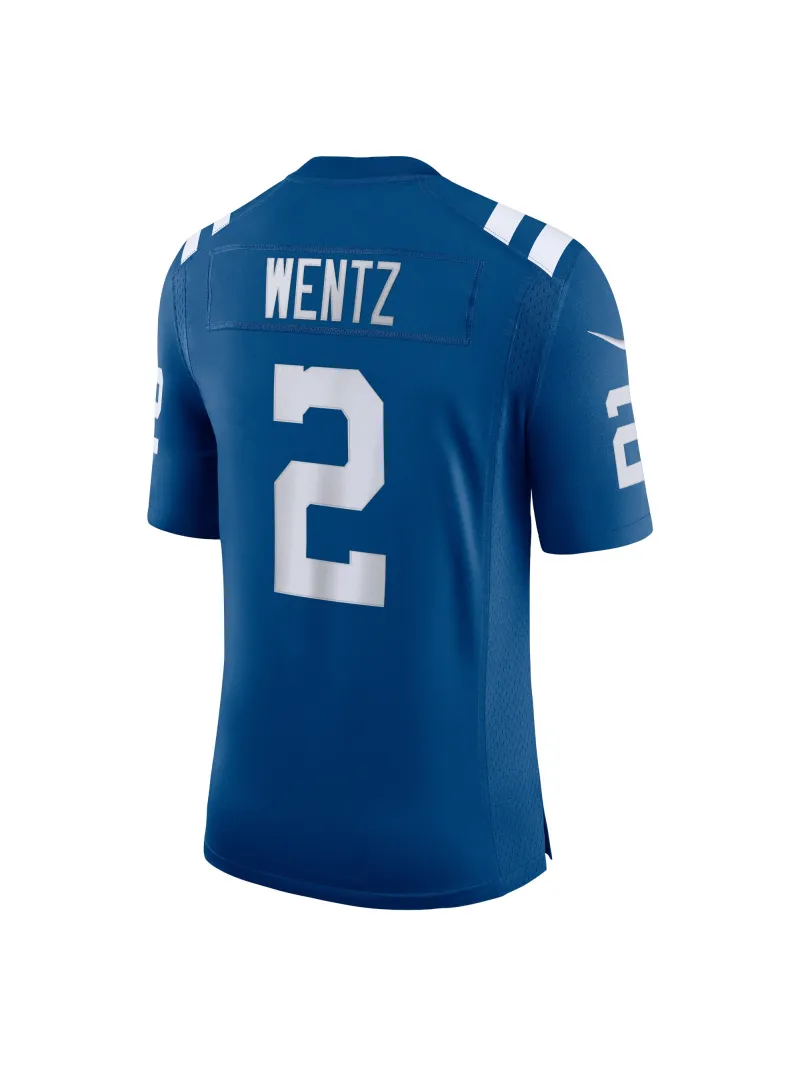 Men's Indianapolis Colts Carson Wentz Nike Royal Vapor Limited Jersey