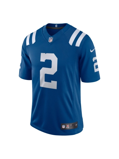 Men's Indianapolis Colts Carson Wentz Nike Royal Vapor Limited Jersey 02