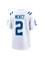 Men's Indianapolis Colts Carson Wentz Nike White Game Jersey