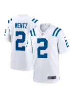 Men's Indianapolis Colts Carson Wentz Nike White Game Jersey