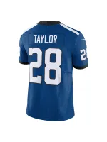 Men's Indianapolis Colts Jonathan Taylor Nike Blue Vapor F.U.S.E. Limited Jersey