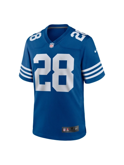Men's Indianapolis Colts Jonathan Taylor Nike Royal Game Jersey 02