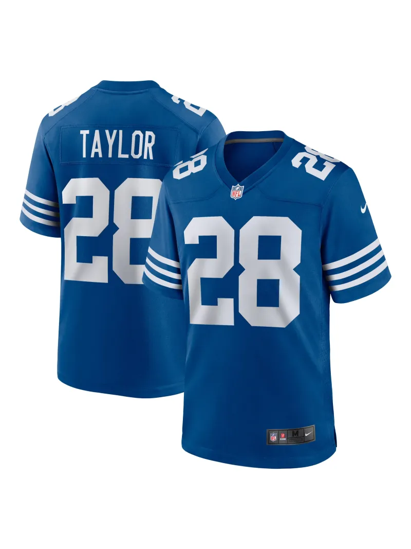 Men's Indianapolis Colts Jonathan Taylor Nike Royal Game Jersey