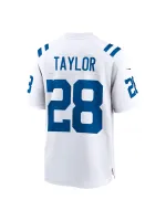 Men's Indianapolis Colts Jonathan Taylor Nike White Game Jersey
