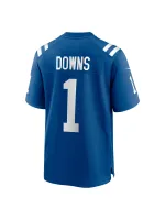 Men's Indianapolis Colts Josh Downs Nike Royal Team Game Jersey