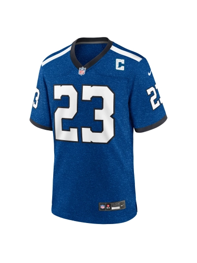 Men's Indianapolis Colts Kenny Moore II Nike Royal Indiana Nights Alternate Game Jersey 02