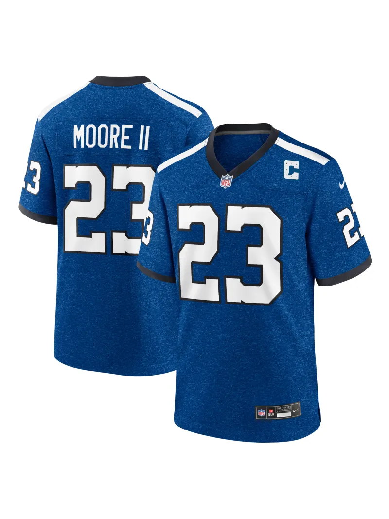 Men's Indianapolis Colts Kenny Moore II Nike Royal Indiana Nights Alternate Game Jersey