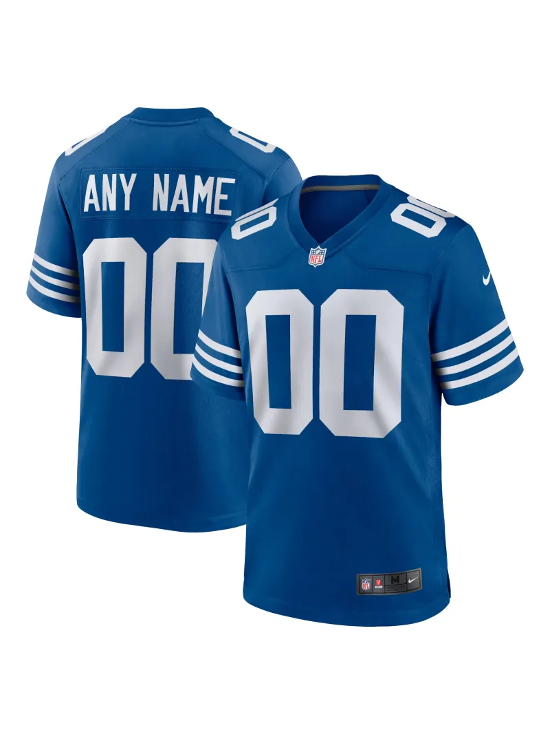 Men's Indianapolis Colts Nike Royal Alternate Custom Jersey