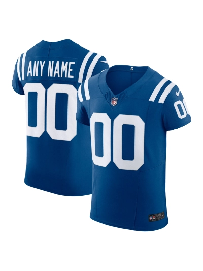 Men's Indianapolis Colts Nike Royal Vapor F.U.S.E. Elite Custom Jersey 01