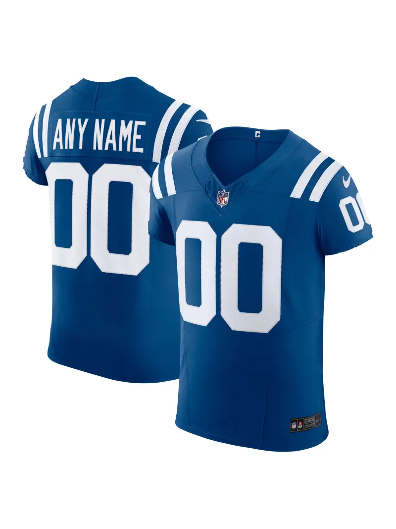 Men's Indianapolis Colts Nike Royal Vapor F.U.S.E. Elite Custom Jersey