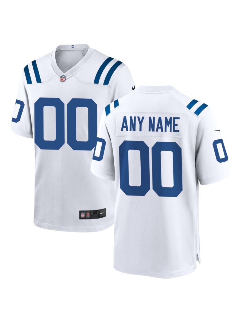 Men's Indianapolis Colts Nike White Custom Game Jersey