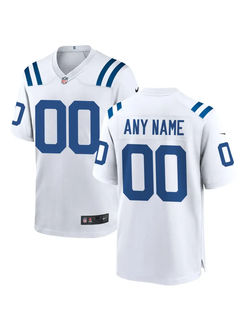 Men's Indianapolis Colts Nike White Custom Game Jersey