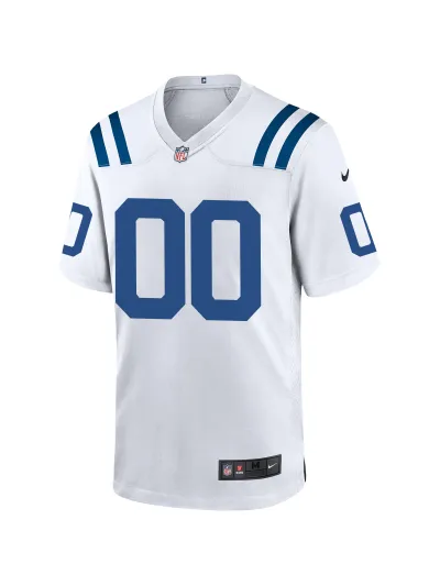 Men's Indianapolis Colts Nike White Custom Game Jersey 02