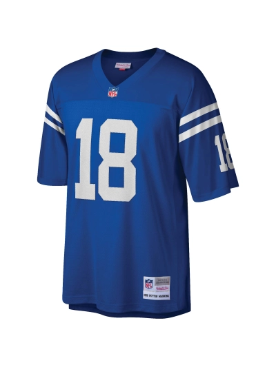 Men's Indianapolis Colts Peyton Manning Mitchell & Ness Royal Legacy Replica Jersey 02