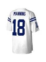 Men's Indianapolis Colts Peyton Manning Mitchell & Ness White Legacy Replica Jersey