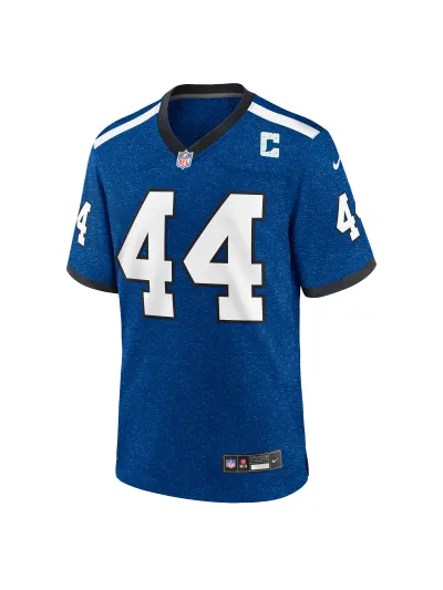 Men's Indianapolis Colts Zaire Franklin Nike Royal Indiana Nights Alternate Game Jersey 02