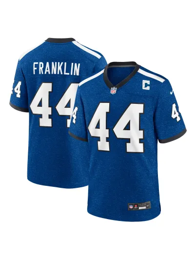 Men's Indianapolis Colts Zaire Franklin Nike Royal Indiana Nights Alternate Game Jersey 01