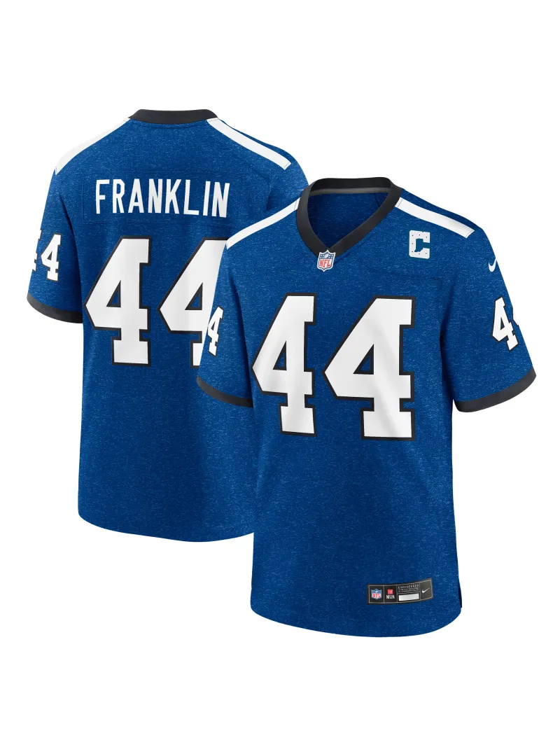 Men's Indianapolis Colts Zaire Franklin Nike Royal Indiana Nights Alternate Game Jersey