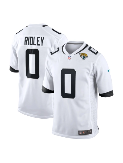 Men's Jacksonville Jaguars Calvin Ridley Nike White Game Jersey 01