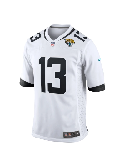 Men's Jacksonville Jaguars Christian Kirk Nike White Game Jersey 02