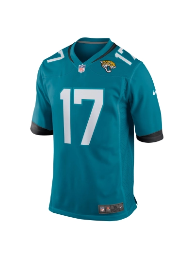 Men's Jacksonville Jaguars Evan Engram Nike Teal Game Jersey 02