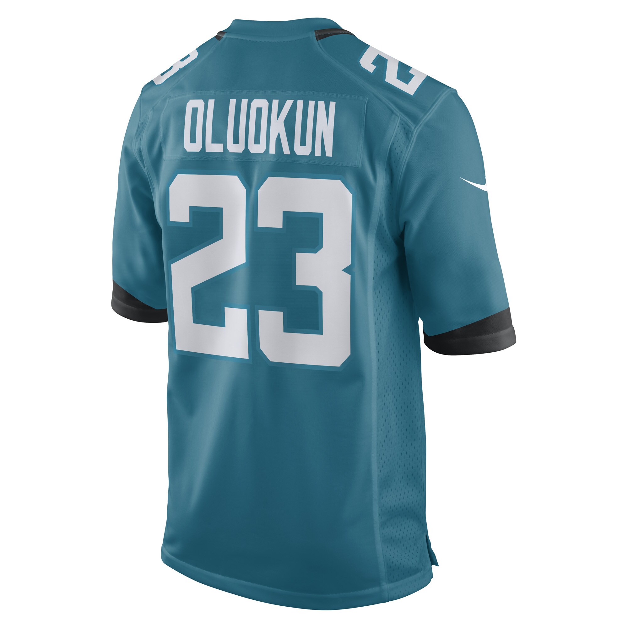 Men's Jacksonville Jaguars Foyesade Oluokun Nike Teal Game Player Jersey