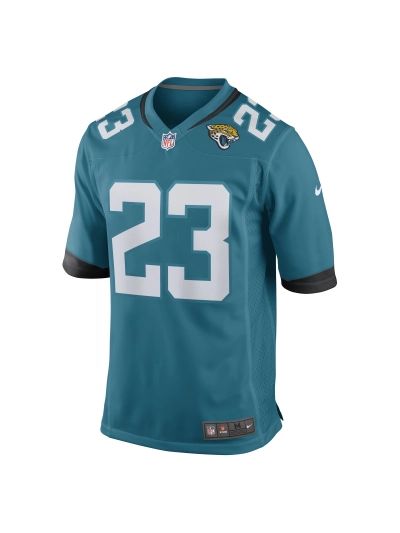 Men's Jacksonville Jaguars Foyesade Oluokun Nike Teal Game Player Jersey 02