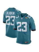 Men's Jacksonville Jaguars Foyesade Oluokun Nike Teal Game Player Jersey