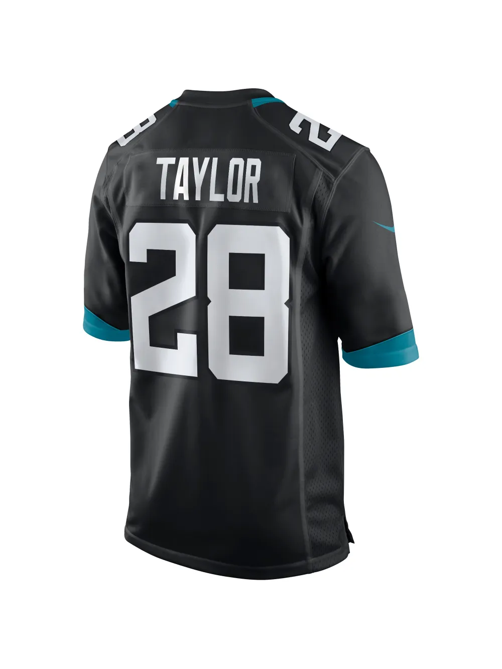 Men's Jacksonville Jaguars Fred Taylor Nike Black Game Retired Player Jersey