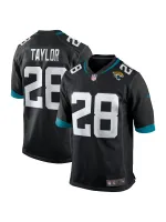 Men's Jacksonville Jaguars Fred Taylor Nike Black Game Retired Player Jersey