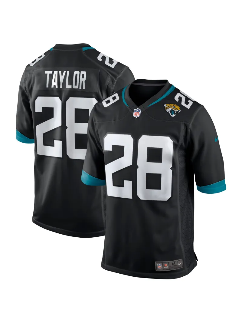 Men's Jacksonville Jaguars Fred Taylor Nike Black Game Retired Player Jersey