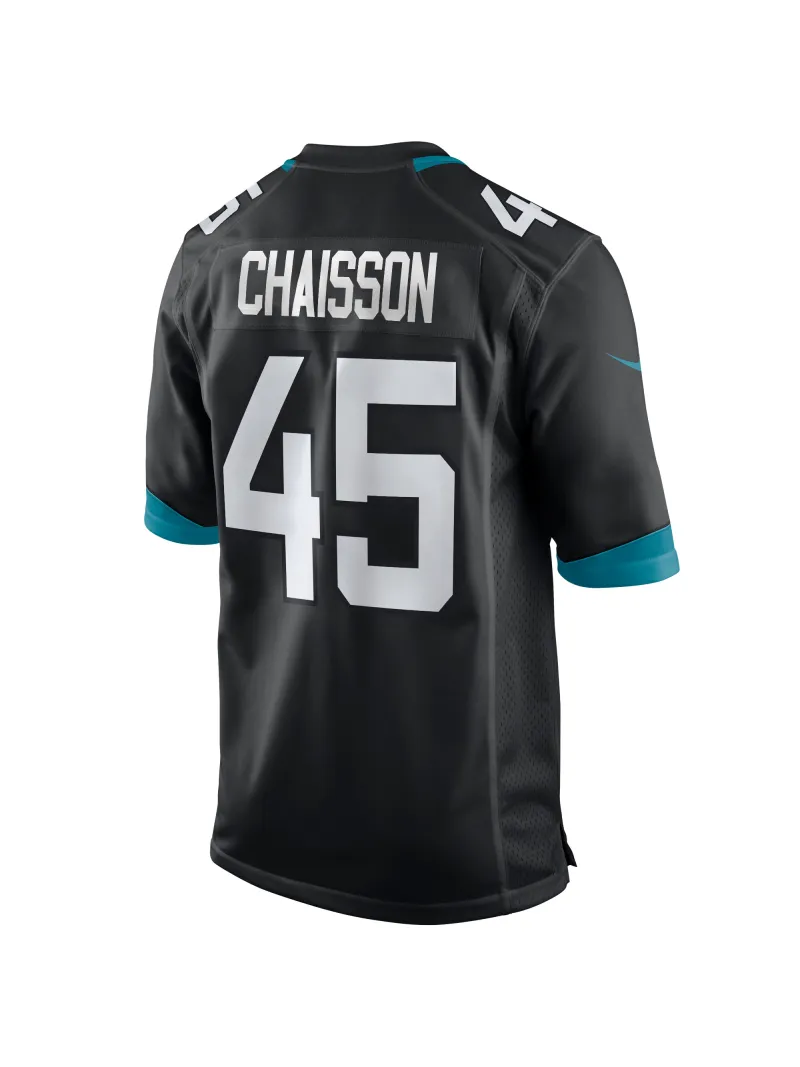 Men's Jacksonville Jaguars K'Lavon Chaisson Nike Black Game Jersey