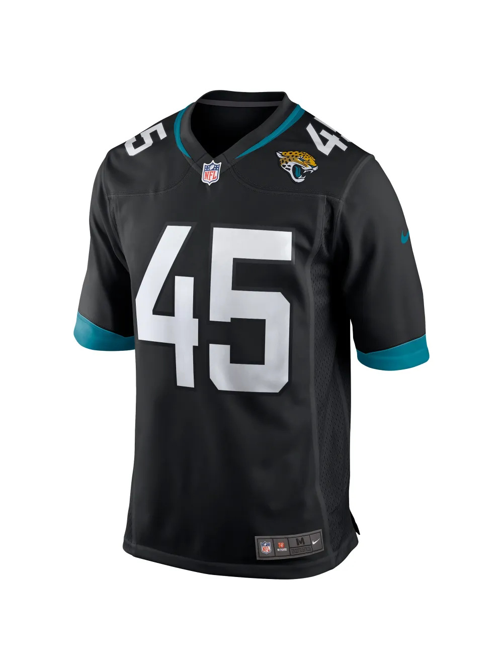 Men's Jacksonville Jaguars K'Lavon Chaisson Nike Black Game Jersey