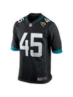 Men's Jacksonville Jaguars K'Lavon Chaisson Nike Black Game Jersey