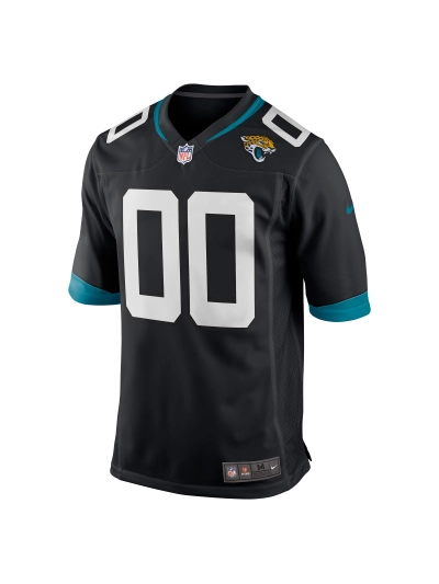 Men's Jacksonville Jaguars Nike Black Custom Game Jersey 02