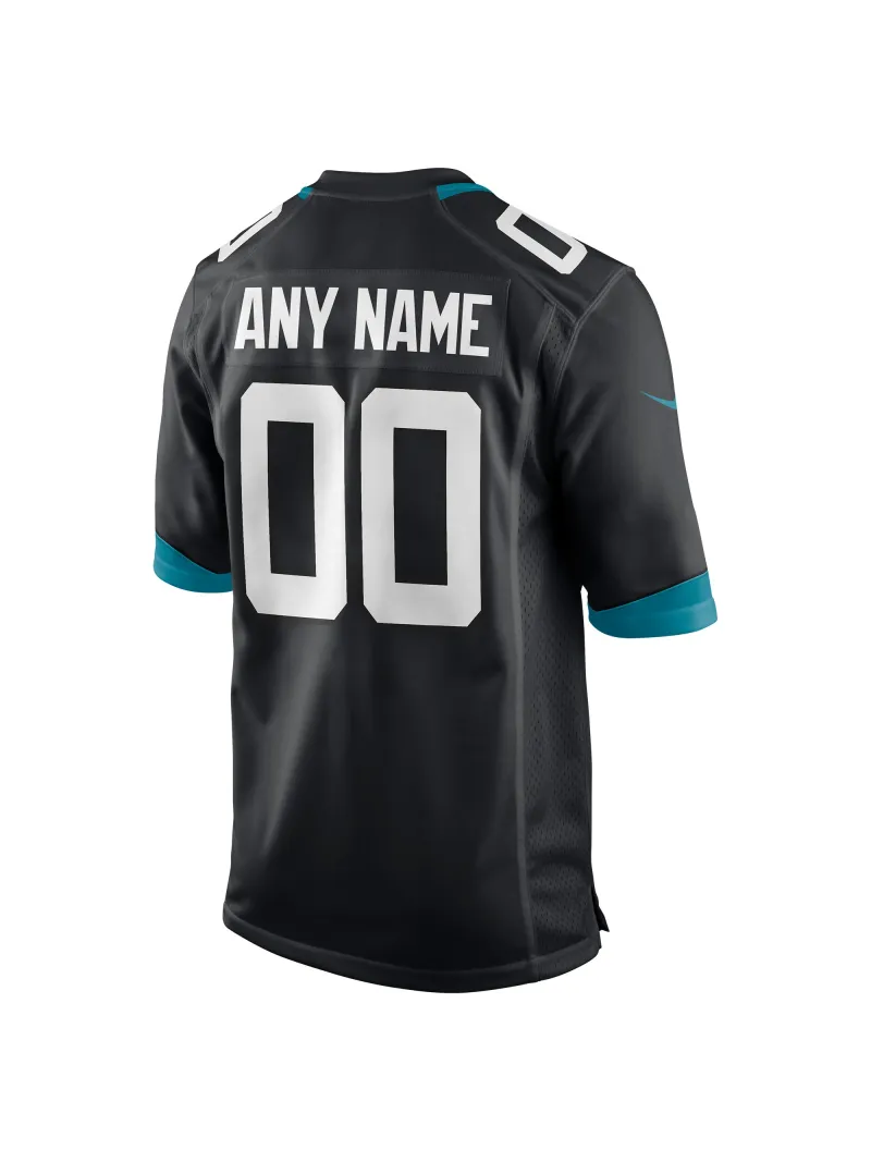 Men's Jacksonville Jaguars Nike Black Custom Game Jersey