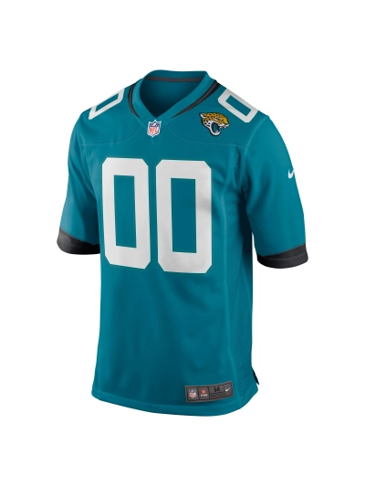 Men's Jacksonville Jaguars Nike Teal Alternate Custom Game Jersey 02