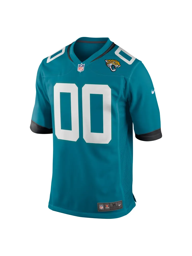 Men's Jacksonville Jaguars Nike Teal Alternate Custom Game Jersey