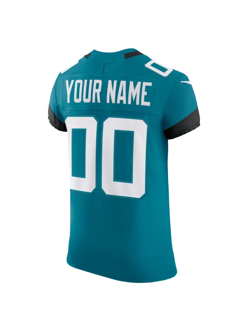 Men's Jacksonville Jaguars Nike Teal Vapor F.U.S.E. Elite Custom Jersey
