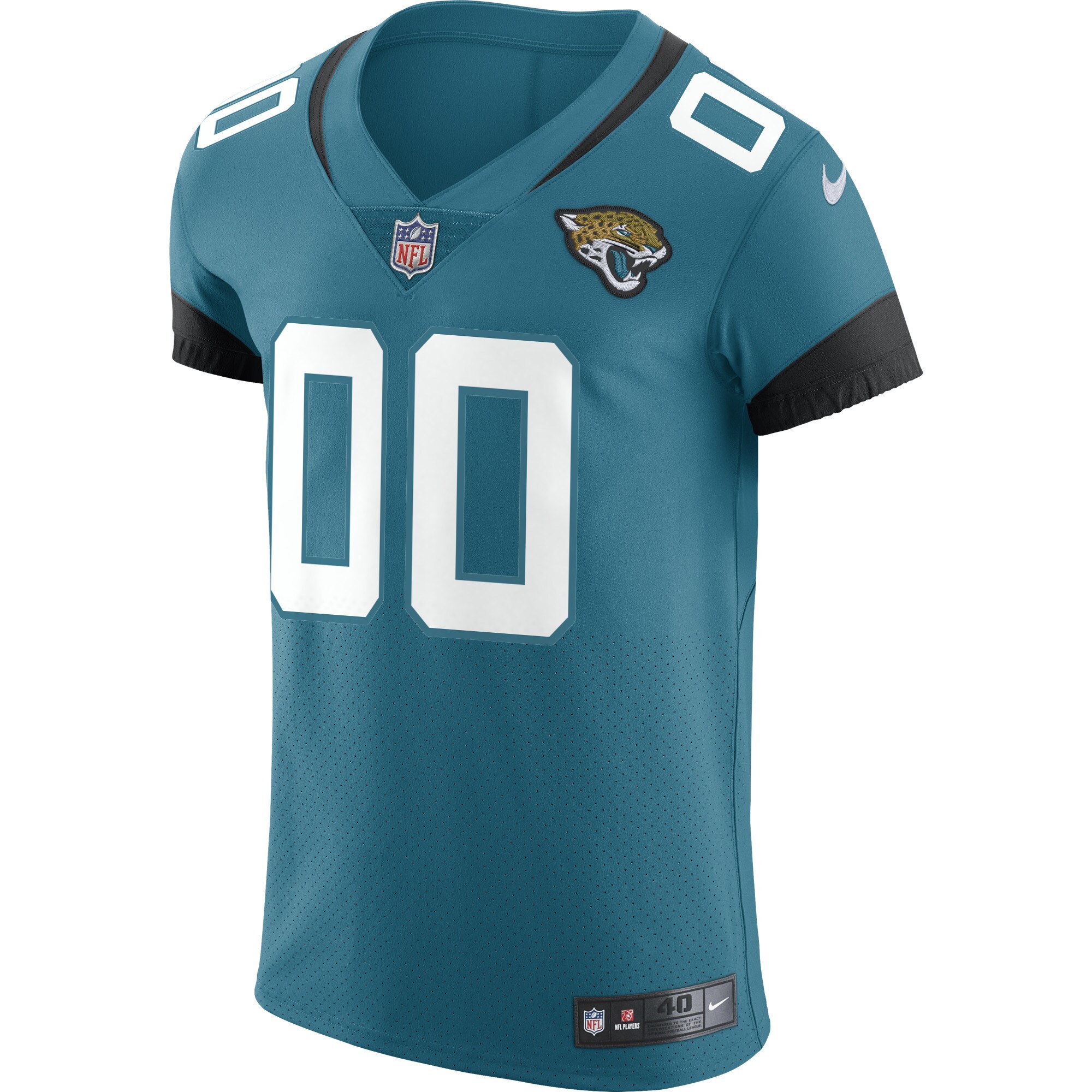 Men's Jacksonville Jaguars Nike Teal Vapor Untouchable Elite Custom Jersey