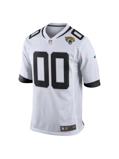 Men's Jacksonville Jaguars Nike White Custom Game Jersey 02
