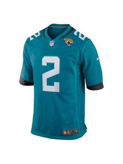 Men's Jacksonville Jaguars Rayshawn Jenkins Nike Teal Game Player Jersey 02