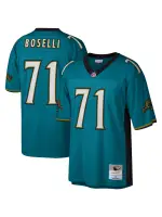 Men's Jacksonville Jaguars Tony Boselli Mitchell & Ness Teal Legacy Replica Jersey