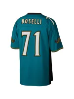 Men's Jacksonville Jaguars Tony Boselli Mitchell & Ness Teal Legacy Replica Jersey